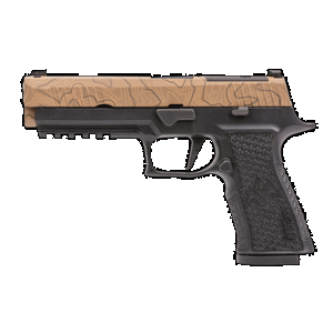 Sig Sauer P320X Endure 10mm 5 inch 15 Rounds Topographic Pattern Cerakote