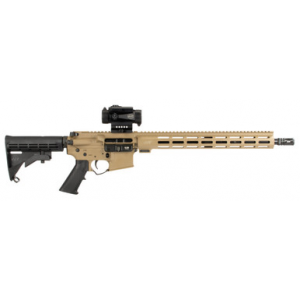 Alex Pro Firearms Guardian Red Dot Combo, 5.56x45 NATO, 16in. Barrel, 30rd, Black Mil-spec A2 Grip & M4 Grip. Incl. 1x30 Red Dot Sight - FDE