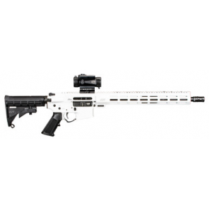 Alex Pro Firearms Guardian Red Dot Combo, 5.56x45 NATO, 16in. Barrel, 30rd, Black Mil-spec A2 Grip & M4 Grip. Incl. 1x30 Red Dot Sight - White