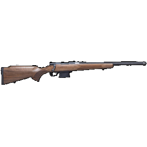 Howa HWHCF6ARC M1500 Mini Action Hunter 6mm ARC 5+1 20" Black Carbon Fiber Wrapped Barrel, Black Drilled & Tapped Steel Receiver, Walnut Fixed Stock,