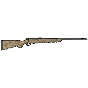 Howa HHS63702 M1500 HS Precision 7mm Rem Mag 3+1 24" Barrel, Black Metal Finish & Tan Black Webbed Fixed HS Precision Stock