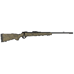 Howa HHS63703 M1500 HS Precision 7mm Rem Mag 3+1 24" Barrel, Black Metal Finish, Green Black Webbed Fixed HS Precision Stock