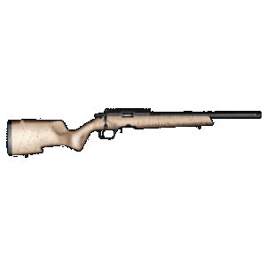 Christensen Arms 8011201300 Ranger 22 WMR 9+1 18" Carbon Fiber/Threaded Barrel, Black Anodized Finish, Tan with Black Webbing Stock