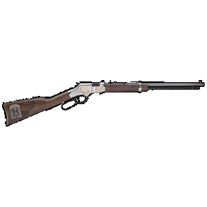 Henry H004MAS Golden Boy 22 Long Rifle 20" 16 Nickel-Plated Metal Finish