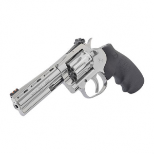 Colt Mfg KCOBRA22-SP4RFO King Cobra Target 22 LR 10 Shot, 4.25" Stainless Steel Barrel, Cylinder & Frame, Black Hogue Overmolded Grips