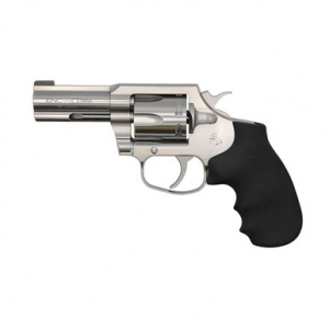 Colt Mfg KCOBRASB3BB King Cobra *CA Compliant 357 Mag 6 Shot 3" Brushed Stainless Steel Frame, Cylinder & Frame Frame, Black Hogue Rubber w/Finger Grooves Grip