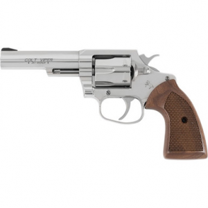 Colt Mfg VIPERSP4WRR Viper 357 Mag/38 Special 6rd 4.25" 1/2 Lug Stainless Steel Barrel, Stainless Steel Cylinder & Frame, American Walnut Grip, Exposed Hammer