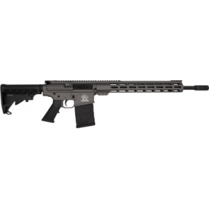 GLFA AR-15 Rifle .308 Win 10rd Magazine 18" Stainless Barrel 15" MLOK Rail Tungsten/Nitride Finish