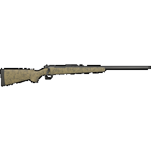 Howa HHS43333 M1500 HS Precision 300 Win Mag 3+1 24" Blued Threaded Barrel/Rec, Green with Black Webbed HS Precision Stock