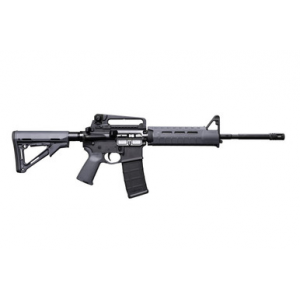 Bushmaster M4 Patrolman's MOE AR15 Rifle - Gray | 5.56NATO | 16" Barrel | Magpul MOE Furniture w/ Detachable Carry Handle | A2 Birdcage flash hider