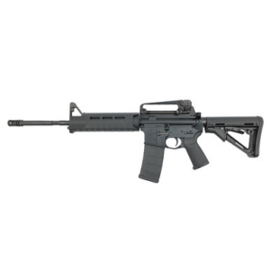 Bushmaster M4 Patrolman's MOE AR15 Rifle - Black | 5.56NATO | 16" Barrel | Magpul MOE Furniture w/ Detachable Carry Handle | A2 Birdcage flash hider