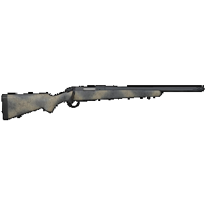 Bergara Rifles B14S521SP B-14 Wilderness Ridge SP 308 Win 4+1 18" Threaded, Sniper Gray Cerakote Barrel/Rec, SoftTouch Woodland Camo Synthetic Stock, Omni Muzzle Brake