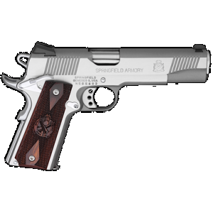 Springfield Armory 1911 Loaded 45 ACP 5" Stainless Cocobolo Grip