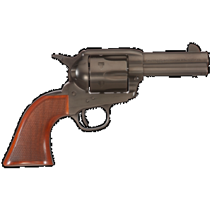 Taylors & Company 550884DE Runnin Iron Black Rock 45 Colt (LC) Caliber with 3.50" Barrel, 6rd Capacity Cylinder, Overall Black Nitride Finish Steel, Checkered Walnut Grip & Overall Taylor Polish