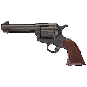 Taylors & Company 550885DE Runnin Iron Black Rock 45 Colt (LC) Caliber with 4.75" Barrel, 6rd Capacity Cylinder, Overall Black Nitride Finish Steel, Checkered Walnut Grip & Overall Taylor Polish