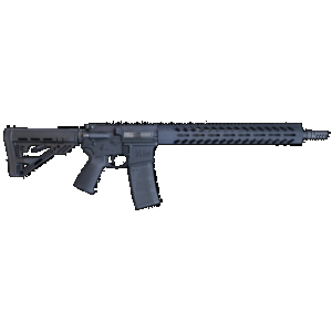 HM Defense HM15FMB556L Defender M5L 5.56x45mm NATO Caliber with 16" Barrel, 30+1 Capacity, Black Hard Coat Anodized Metal Finish, Black Mil-Spec HM Stock & Enhanced Polymer Grip Right Hand