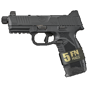 FN 509T 9mm Luger 4.5" 10 Rounds Optic Ready/Serrated Stainless Steel Slide