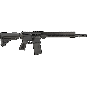 Bushmaster Bravo Zulu AR15 Rifle - Black | 5.56NATO | 16" Barrel | 14" BFI Free Float M-LOK Rail | THRiL Buttstock, Pistol Grip & Mag | Snake Charmer Muzzle Brake | DM2S 2 Stage Trigger