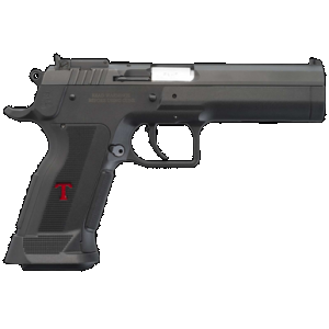 Tanfoglio IFG TFSTOCK3P10 Stock III Full Size 10mm Auto 13+1, Black Polygonal Rifled Barrel, Black Serrated Slide, Black Polymer Frame w/Beavertail, Black Polymer Grip