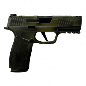 Sig Sauer P365 XMacro Comp 9mm 3.1in 10rd Distressed Noveske Bazooka Green