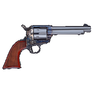TAYLORS & Company 556209de Short Stroke Gunfighter 357 Mag 6rd 5.50" Blued Cylinder & Barrel Color Case Hardened Steel Frame Checkered Walnut Army Size Grip (taylor Tuned)