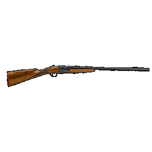 McCoy MC200A12 200A Side-By-Side 12 Gauge Break Open 3" 2rd 28" Blued Chrome Lined Barre, Color Case Hardened Steel Receiver, Grade IV Gloss Oil Turkish Walnut Wood Fixed Stock