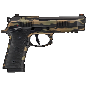 Beretta 92XI SAO 9mm 4.7" 18 Rounds Tactical Camo