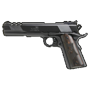 Iver Johnson Arms EAGLEXL10 1911 Eagle XL 10mm Auto 6" 8+1 Matte Blued Black Cerakote Ported Long Slide Diamondwood Walnut with Integrated Logo Grip Adj Sights