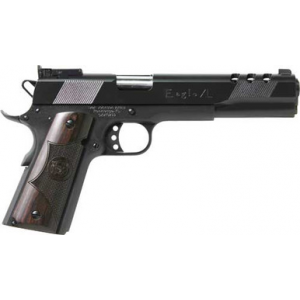 Iver Johnson Arms EAGLEXL45 1911 Eagle XL 45 ACP 6" 8+1 Matte Blued Matte Blued Ported Long Slide Diamondwood Walnut with Integrated Logo Grip Adj Sights - EAGLEXL45