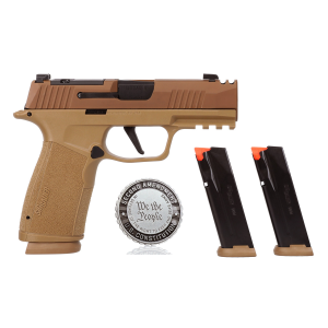 Sig Sauer P365X-Macro Comp 2A 9mm 3in 17rd Coyote Tan Optics Ready