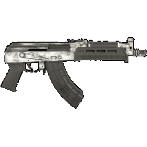 Century Arms VSKA Draco 7.62x39mm 10.5" 30+1 Distressed White Stamped Receiver Magpul Furniture Enhanced Trigger Group
