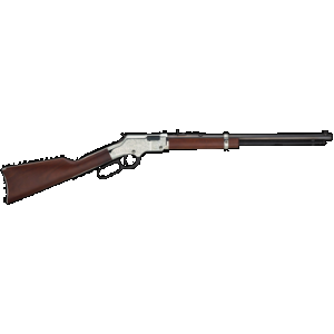 Henry Silver Eagle .17 HMR 20" 11 Rounds Nickel-Plated Steel Receiver Walnut Stock