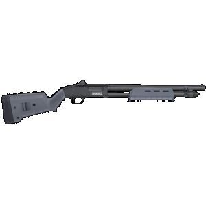 Mossberg 590S Security 12GA, 18.5in. Barrel, 9rd, Gray Magpul Furniture. Incl. Holosun HS407K Optic. - Black (51606)