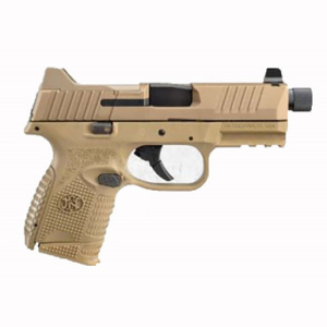 FN 509 Compact Tactical 9mm Luger 4.32" 12/24 Rounds Flat Dark Earth Optic Cut