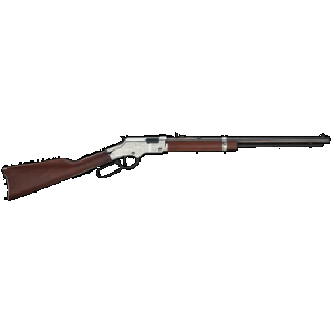 Henry H004SEM Silver Eagle 22 WMR 20.5" 12-Round Nickel-Plated Steel Receiver