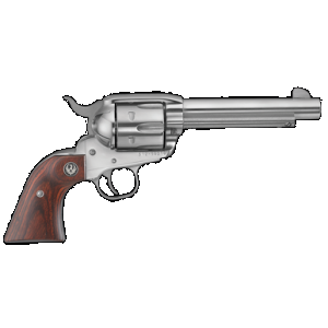 RUGER Vaquero 45 Long Colt, 4.62in. Barrel, 6rd - Stainless (5105)