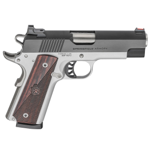 Springfield Armory Springfield Armory PX9124L 1911 Ronin EMP 9mm Luger 10+1, 4" Stainless Match Grade Bull Steel Barrel, Blued Serrated Carbon Steel Slide, Satin Cerakote Aluminum Frame w/Beavertail, Textured Wood Grip - $799.46 at Shooting Surplus