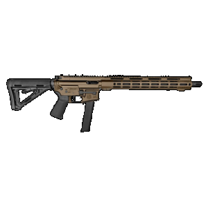 Diamondback DB1418P061 DB15 9mm Luger 32+1 16", FDE Rec/M-Lok Handgaurd, Carbon Lower, Black Magpul CTR Stock/K2 Grip, Flash Hider