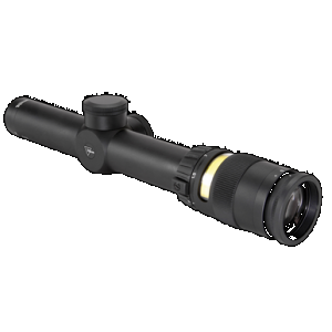 Trijicon 200052 AccuPoint Black Hardcoat Anodized 1-4x 24mm 30mm Tube Illuminated Amber Triangle Post Reticle