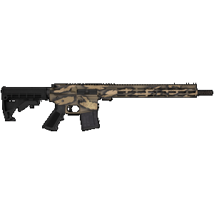 Great Lakes Firearms AR-15 223 Wylde 16" 30+1, Serpent Tan Camo Rec/15" Handguard, Black M4 Stock & A2 Grip, Muzzle Brake