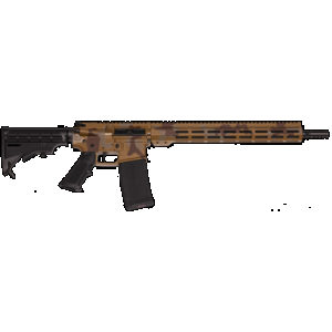 Great Lakes Firearms GL15223MSAH AR-15 Mission 223 Wylde 30+1 16", Sahara Camo Rec/15" M-Lok Handguard, Black Carbine Stock & A2 Grip, Muzzle Brake