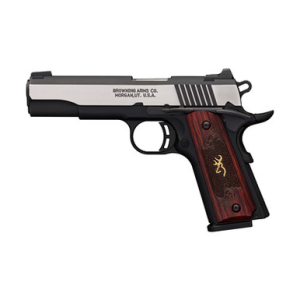 Browning 1911-380 Medallion Pro 380 ACP 4.25" 8 Rounds Blackened Stainless Rosewood Grips