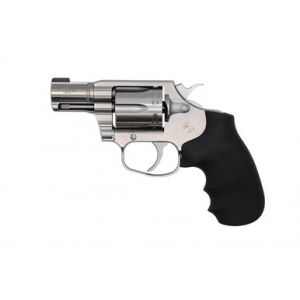 COLT Mfg Cobrasb2bb Cobra 38 Special 6 Shot 2" Brushed Stainless Steel Barrel & Cylinder, Matte Stainless Frame, Black Hogue Rubber W/finger Grooves Grip