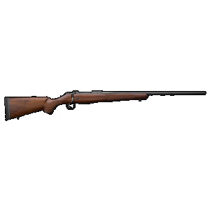 CZ-USA 07711 CZ 600 American ST2 243 Win 5+1 20" Threaded, Black Barrel/Rec, Walnut Stock, Adj. Trigger