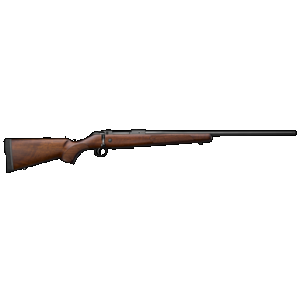 CZ-USA 07723 CZ 600 American ST3 300 Win Mag 3+1 24" Threaded, Black Barrel/Rec, Walnut Stock, Adj. Trigger