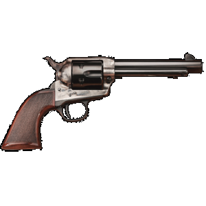 Taylors & Company 4109DE Smoke Wagon Deluxe 45 Colt (LC) 6rd 4.75" Blued Cylinder & Barrel Color Case Hardened Steel Frame Checkered Walnut Grip