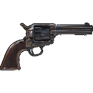 Taylors & Company 4107DE Smoke Wagon Deluxe 357 Mag 6rd 4.75" Blued Cylinder & Barrel Color Case Hardened Steel Frame Checkered Walnut Grip (Taylor Tuned)