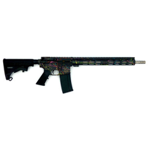 GLFA AR15 Rifle - Black (Saved By The Splatter) | .223 Wylde | 16" Heavy Stainless Steel Barrel | 15.25" M-LOK Handguard