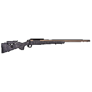 CVA CR3953F Cascade Long Range Hunter Full Size 308 Win 22" Smoked Bronze Cerakote Steel Threaded Barrel, Black w/Smoked Bronze Web Synthetic Stock