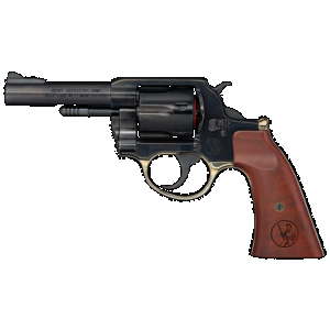 HENRY H017gdm Gunfighter 357 Mag 4" 6 Rounds Blued Steel Walnut Grip